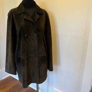 Country Road brown suede jacket sz S